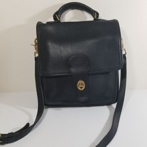 Vintage Coach 5130 station bag black